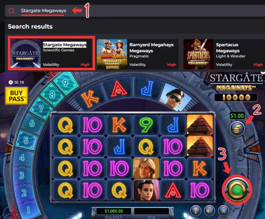 Play slot